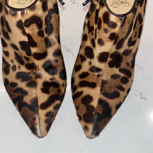 Christian Louboutin Ponyhair Ankle Boots size 39 1/2 - Picture 5 of 7